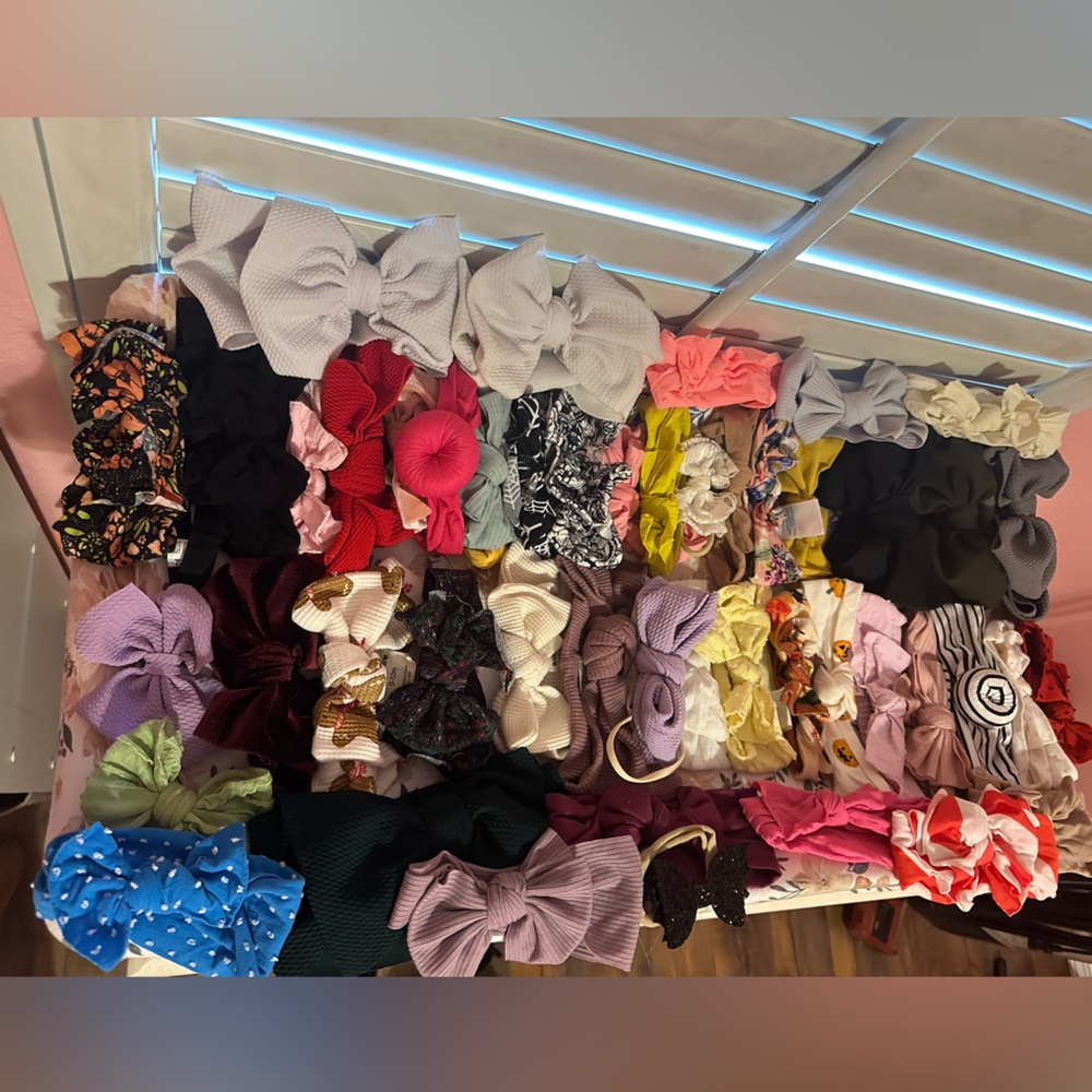 Baby bow lot